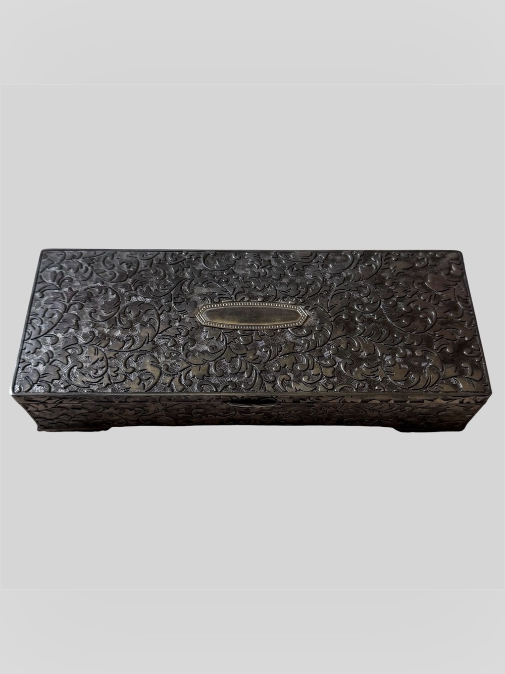 Vintage Godinger Silver-Plated Jewelry Box